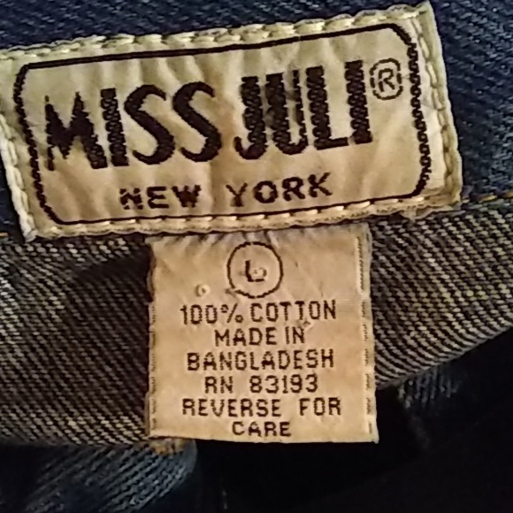 Denim Jean Jacket, Size L, Color Blue - Picture 6 of 6